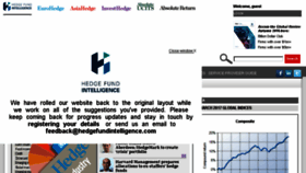 What Hedgefundintelligence.com website looked like in 2017 (7 years ago)