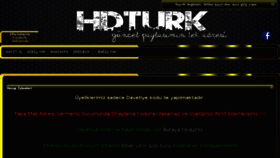 What Hdturk.org website looked like in 2017 (7 years ago)
