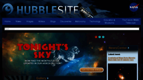 What Hubblesite.org website looked like in 2017 (7 years ago)