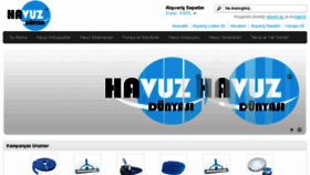 What Havuzdunyasi.com website looked like in 2017 (7 years ago)