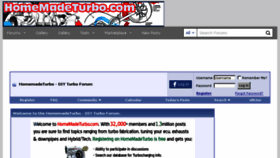What Homemadeturbo.com website looked like in 2017 (7 years ago)