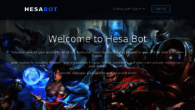 What Hesabot.com website looked like in 2017 (7 years ago)