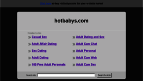 What Hotbabys.com website looked like in 2017 (7 years ago)