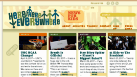 What Htekidsnews.com website looked like in 2017 (7 years ago)