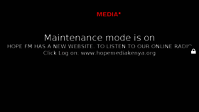 What Hopefm.org website looked like in 2017 (7 years ago)