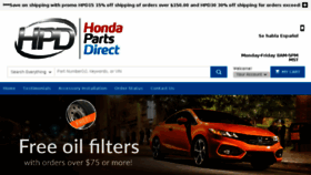 What Hondapartsdirect.com website looked like in 2017 (7 years ago)