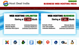 What Hostdealindia.com website looked like in 2017 (7 years ago)