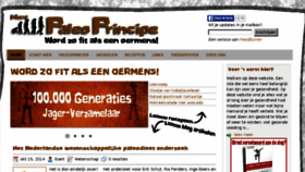 What Hetpaleoprincipe.nl website looked like in 2017 (7 years ago)