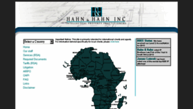 What Hahn.co.za website looked like in 2017 (7 years ago)