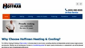 What Hoffmanheating.com website looked like in 2017 (7 years ago)