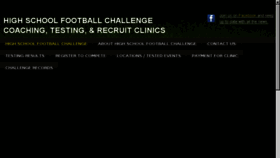 What Hsfootballcombinechallenge.com website looked like in 2017 (7 years ago)