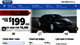 What Hertrichchevroletbuickgmc.com website looked like in 2017 (7 years ago)