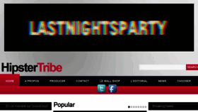 What Hipster-tribe.com website looked like in 2017 (7 years ago)