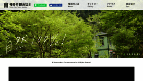What Hinohara-kankou.jp website looked like in 2017 (7 years ago)