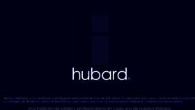 What Hubard.com website looked like in 2017 (7 years ago)