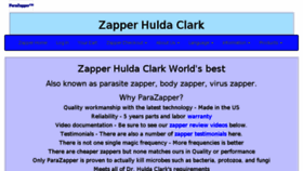 What Huldaclarkparazapper.com website looked like in 2017 (6 years ago)
