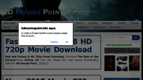 What Hdmoviespoint.com website looked like in 2017 (7 years ago)
