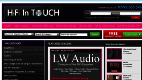 What Hifi-intouch.co.uk website looked like in 2017 (6 years ago)