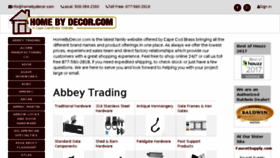 What Homebydecor.com website looked like in 2017 (8 years ago)