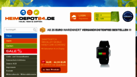 What Heimdepot24.de website looked like in 2017 (7 years ago)