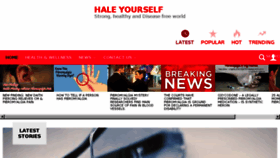 What Haleyourself.com website looked like in 2017 (7 years ago)