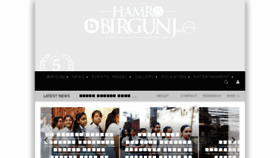 What Hamrobirgunj.com website looked like in 2017 (7 years ago)
