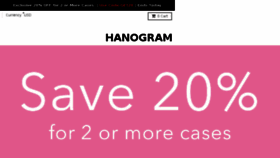 What Hanogram.com website looked like in 2017 (6 years ago)