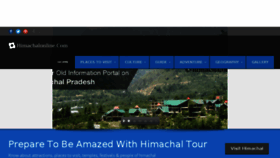 What Himachalonline.com website looked like in 2017 (7 years ago)
