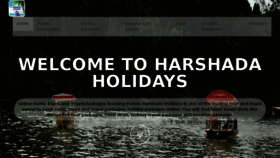 What Harshadaholidays.co.in website looked like in 2017 (7 years ago)