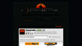 What Hammerwatch.com website looked like in 2017 (7 years ago)