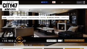 What Hotel-city47.com website looked like in 2017 (7 years ago)