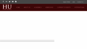 What Hup.edu.pk website looked like in 2017 (7 years ago)