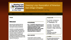 What Hearinglosssandiego.org website looked like in 2017 (7 years ago)