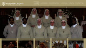 What Holyfamilysisters.us website looked like in 2017 (7 years ago)