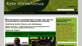 What Horowhenua.kete.net.nz website looked like in 2017 (7 years ago)