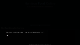 What Harrison-ford.org website looked like in 2017 (7 years ago)