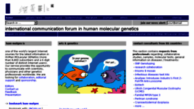 What Hum-molgen.org website looked like in 2017 (6 years ago)