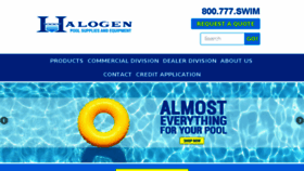 What Halogensupply.com website looked like in 2017 (7 years ago)