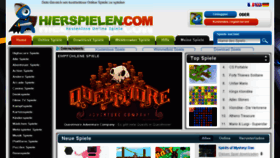 What Hierspielen.com website looked like in 2017 (7 years ago)