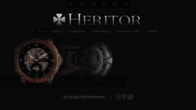 What Heritorwatches.co.uk website looked like in 2017 (6 years ago)