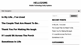 What Hello2sms.com website looked like in 2017 (6 years ago)
