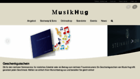 What Hug.ch website looked like in 2017 (6 years ago)