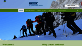 What Himalayahiking.com website looked like in 2017 (7 years ago)