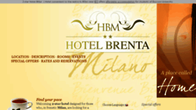 What Hotelbrentamilano.com website looked like in 2017 (6 years ago)