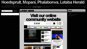 What Herald.co.za website looked like in 2017 (7 years ago)