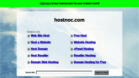 What Hostnoc.com website looked like in 2017 (6 years ago)
