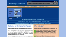 What Hothoneyforme.com website looked like in 2017 (7 years ago)