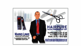 What Hairpure-friseureinkauf.de website looked like in 2017 (7 years ago)