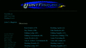 What Huntfish.ws website looked like in 2017 (6 years ago)