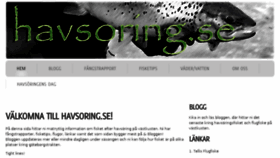 What Havsoring.se website looked like in 2017 (6 years ago)